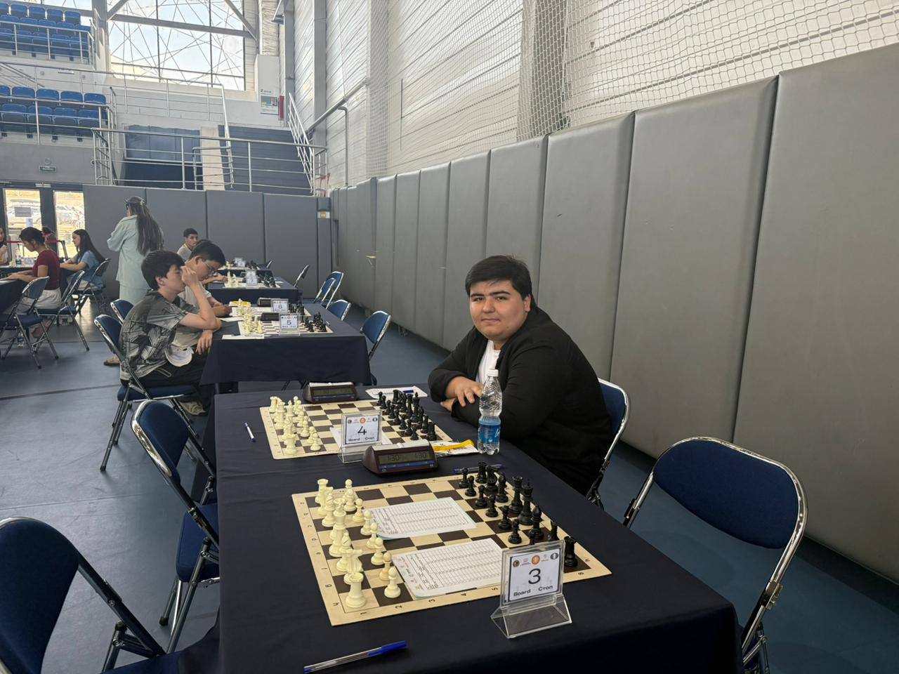 Молодежная сборная Таджикистана принимает участие в Чемпионате Центральной Азии по шахматам до 18 лет